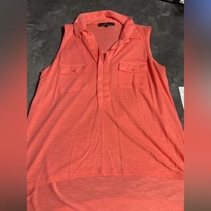 Salmon colored tank top, Womens XL, Almost famous brand